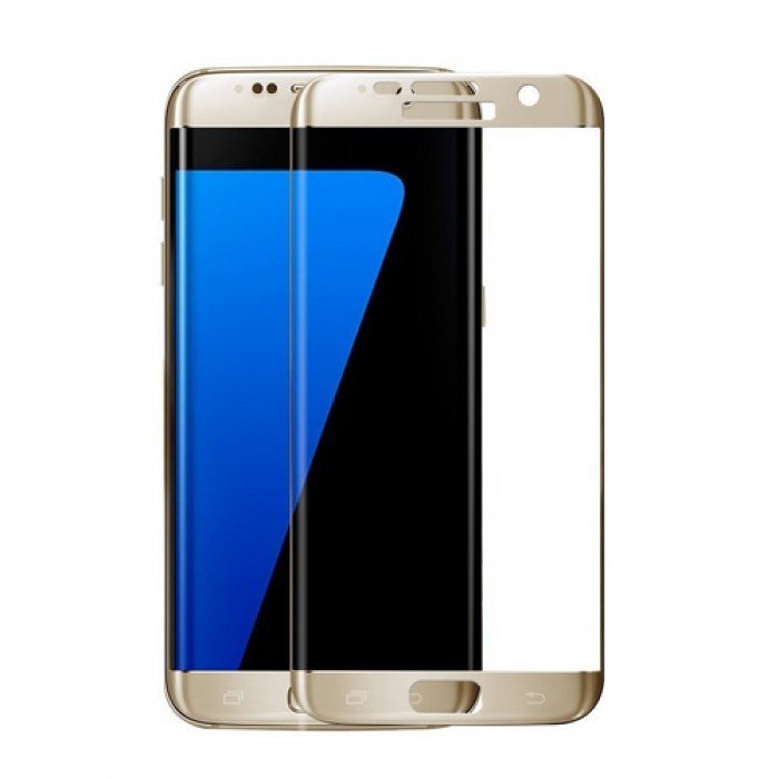 Folie de sticlă curbată Samsung S7 Edge Gold Folie de sticlă curbată Samsung S7 Edge Gold