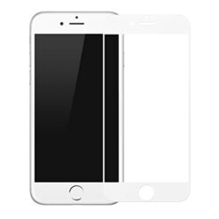 Folie de sticlă full face iPhone 7 White perfectă pentru a-ți proteja telefonul. Această folie de sticlă full face iPhone 7 White acoperă în întregime ecranul telefonului protejându-l astfel de șocuri sau zgârieturi.