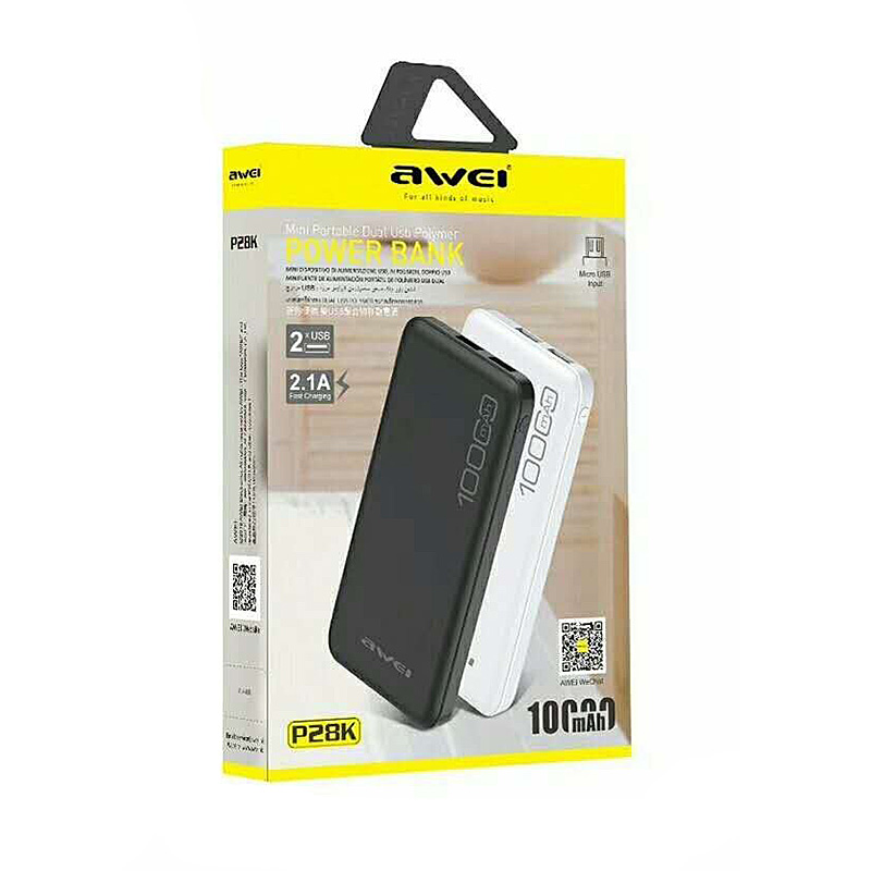 Awei Power Bank P28 2xUSB 10000mAh