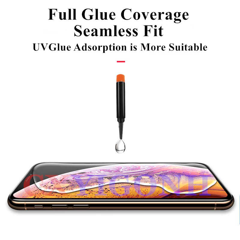 Folie protectie Gel UV iPhone X/XS