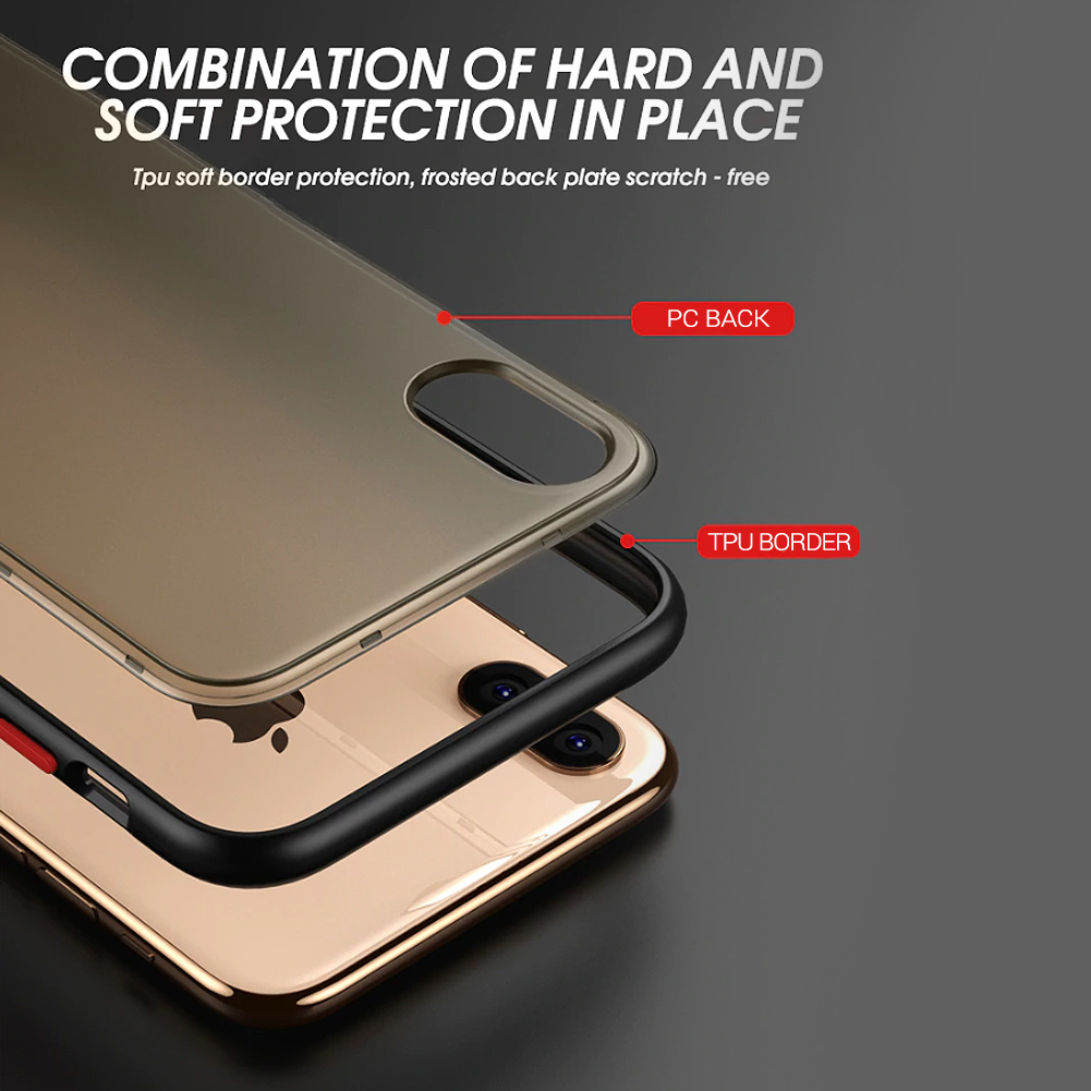 color button bumper transparent iphone 11 pro