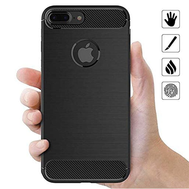 husa carbon iphone 7:8 plus1