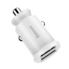Adaptor incarcator Auto 3.1A Alb