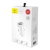 Adaptor incarcator Auto 3.1A Alb