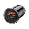 Adaptor incarcator Auto Type C și A 30W QC4.0 PD 3.0 5A