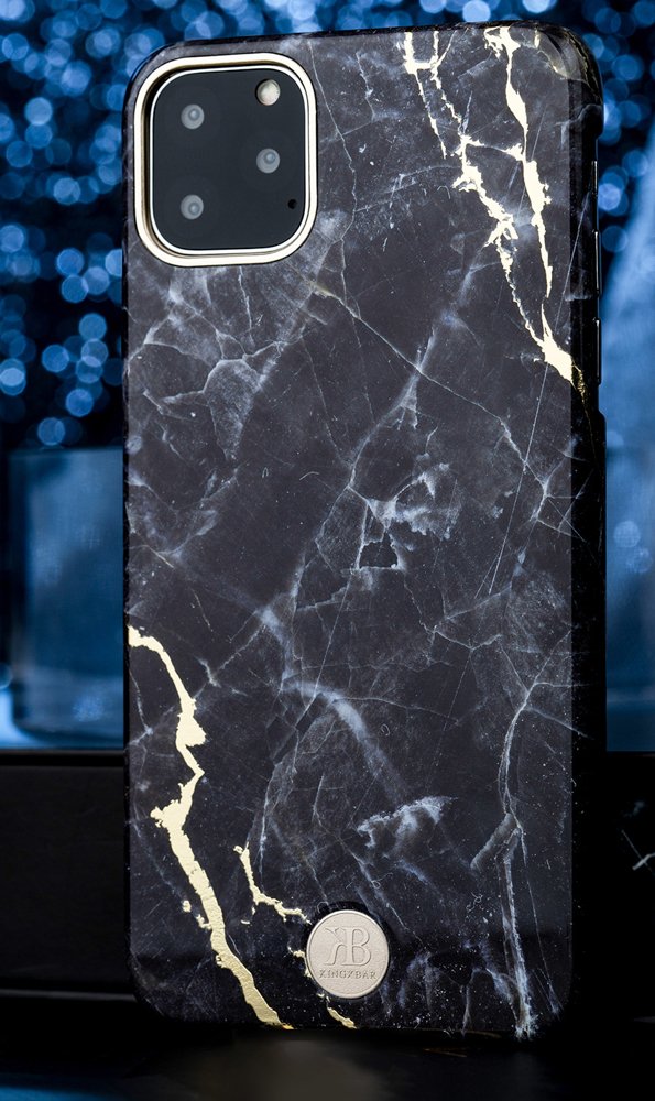 husa kingxbar iphone marble negru