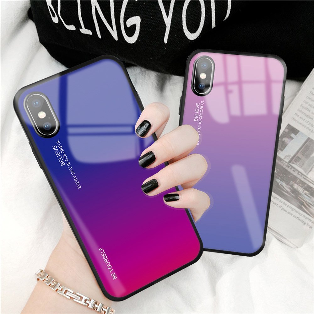 Husa iPhone Gradient Glass