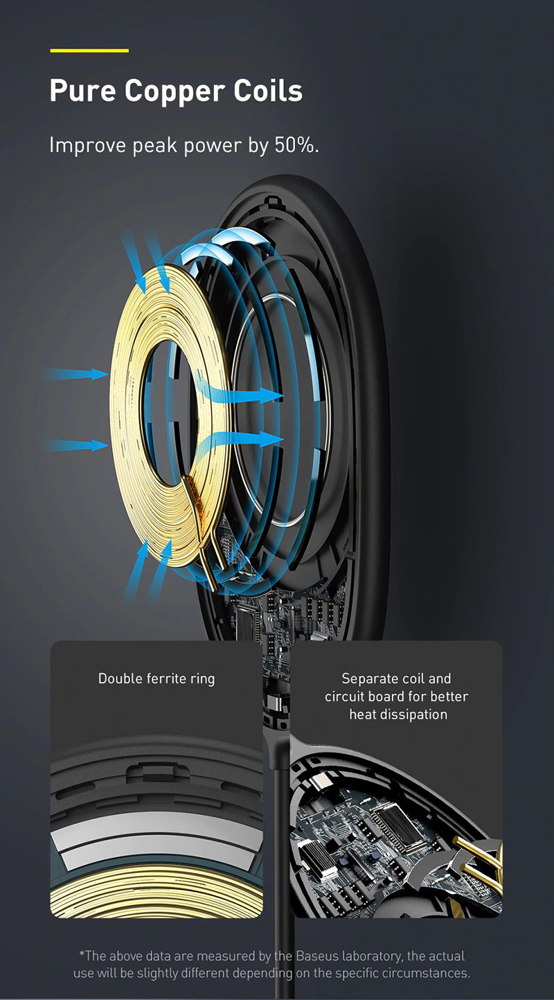 Incarcator wireless Baseus Light Magnetic