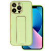 Husa Leather Luxury Stand Case Iphone 12 - mint
