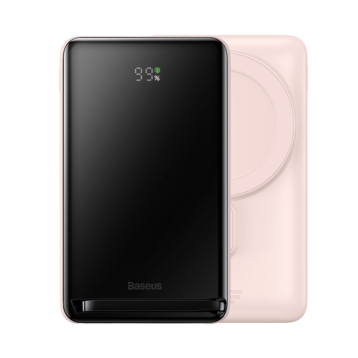 Baterie externa cu functie MagSafe pentru Iphone 12 si 13 - Baseus 10000mAh 20W - roz