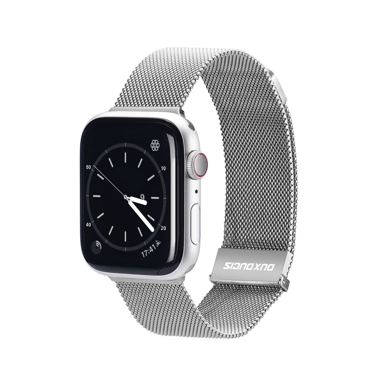 Curea Dux Ducis Milanese Apple Watch seria 7:6:5:4:3:2 : SE (40:41mm:38mm) - silver Curea Dux Ducis Milanese Apple Watch seria 7:6:5:4:3:2 : SE (40:41mm:38mm) - silver