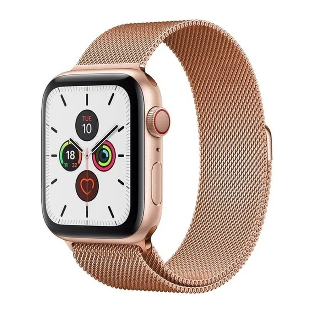 Curea Premium Milanese Apple Watch seria 6/5/4/3/2 / SE (40mm/38mm) - rose gold