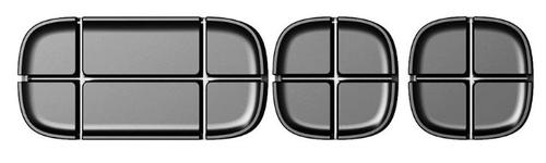 Suport cablu Clip Baseus Cross Peas pentru Birou - Negru 7