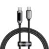 Cablu Baseus Type C la Type C PD 100W 1 metru - Negru_photo