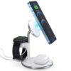 Suport Choetech cu incarcator wireless MagSafe pentru telefon si Airpods 2 Suport Choetech cu incarcator wireless MagSafe pentru telefon si Airpods