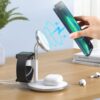 Suport Choetech cu incarcator wireless MagSafe pentru telefon si Airpods 3