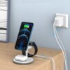 Suport Choetech cu incarcator wireless MagSafe pentru telefon si Airpods 8