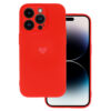 Husa iPhone 14 Vennus Silicone Heart rosu